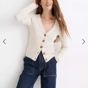 Madewell shrunken ribbed cardigan